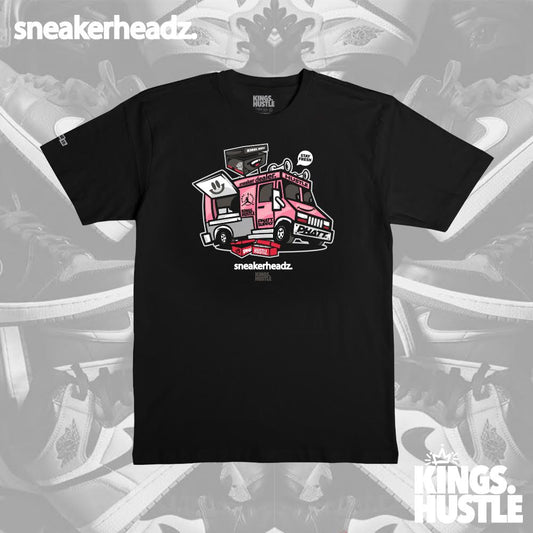 Kings Hustle Brand Sneaker Dealer Truck T-Shirt